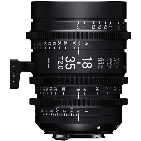 Sigma 18-35mm and 50-100mm T2.0 High-Speed Cine Lens for PL Mount