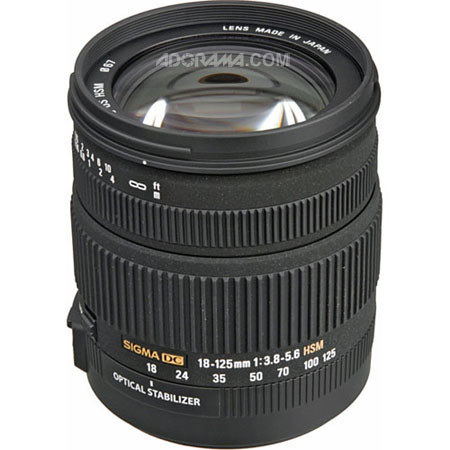 Sigma 18mm-125mm f3.8-5.6 DC AF Lens f/Sony Alpha & Maxxum #853205