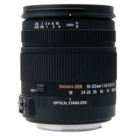 Sigma 18-125mm f3.8-5.6 DC OS Lens f/Pentax DSLR BUNDLE
