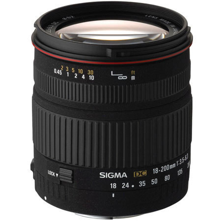 Sigma 18mm-200mm f3.5-6.3 DC AF Lens for Canon EOS #777101 -BUNDLE-
