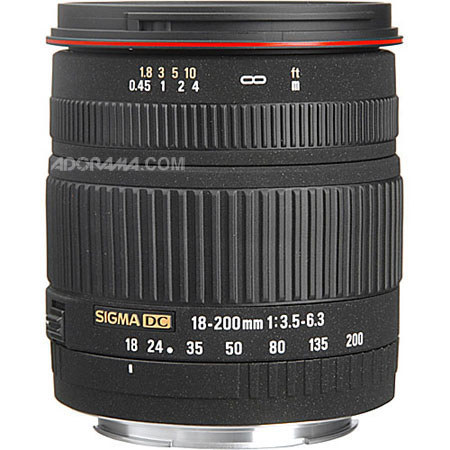 Sigma 18-200mm f/3.5-6.3 DC Autofocus Aspherical Zoom Lens for the Sony Alpha and Minolta Maxxum DSLR Cameras