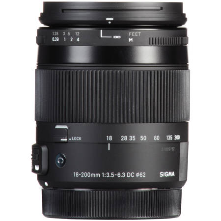 Sigma 18-200mm f/3.5-6.3 DC Macro OS HSM Lens for Canon EF