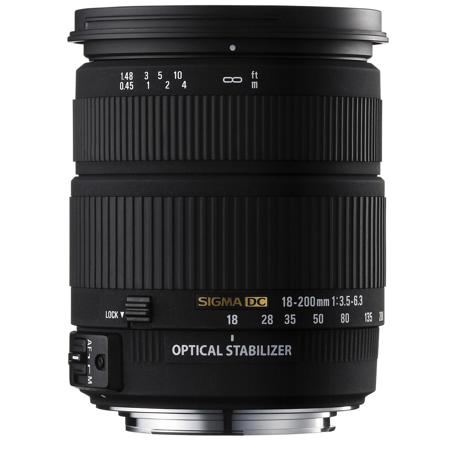 Sigma 18-200 f3.5-6.3 DC OS AF Lens for Pentax DSLRs - Refurbished