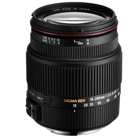 Sigma 18-200mm f/3.5-6.3 II DC OS HSM Lens for Sigma DSLR, USA