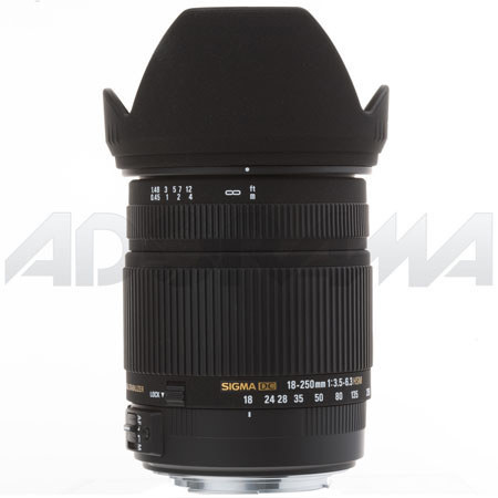 Sigma 18mm-250mm f3.5-6.3 DC OS AF Lens f/Canon EOS #880101 -BUNDLE-