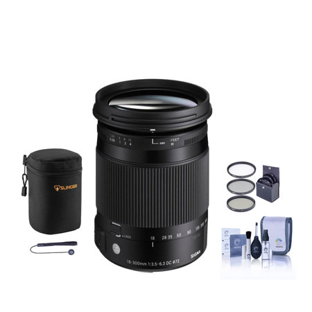 Sigma 18-300mm F3.5-6.3 DC Macro OS HSM Lens for Canon EF w
