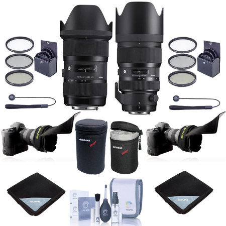 Sigma 18-35mm and 50-100mm f/1.8 DC HSM Art 2-Lens Kit for Canon EF