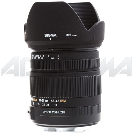 Sigma 18mm-50mm f/2.8-4.5 DC OS HSM Lens for Canon DSLRs #861101