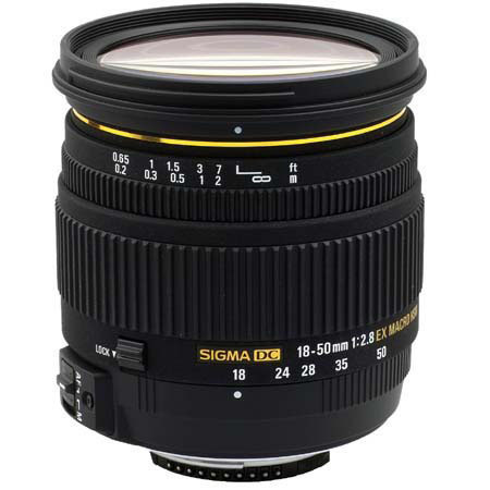 Sigma SG1850HNKAFK 18mm-50mm f/2.8 EX DC Macro Lens Kit