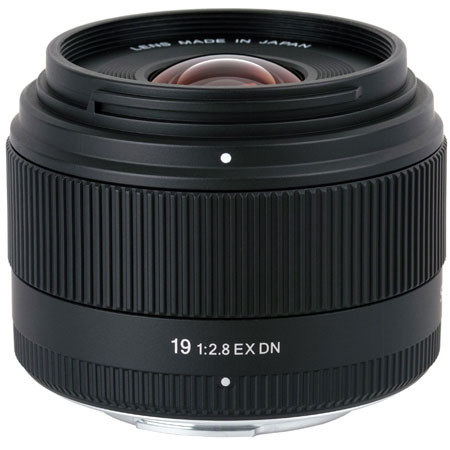 Sigma 19mm f/2.8 EX DN Lens for Sony E-mount NEX