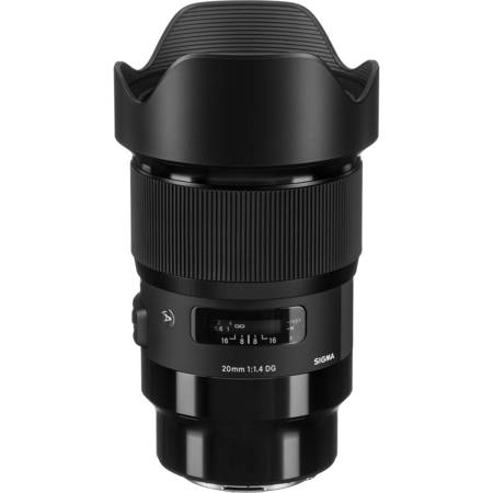 Sigma 20mm f/1.4 DG HSM Art Lens for Leica L, Black