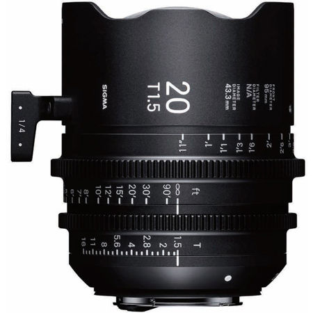 Sigma20mm T1.5 FF High-Speed Prime Lens for PL Mount, Meter