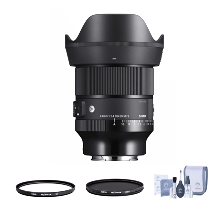 Sigma 24mm f/1.4 DG DN Art Lens for Sony E with Filter Kit
