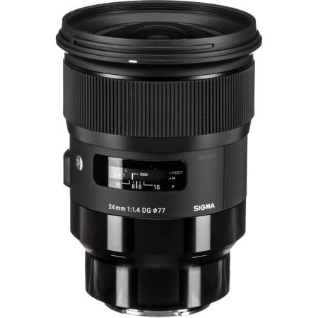 Sigma 24mm f/1.4 DG HSM Art Lens for L Mount, Black
