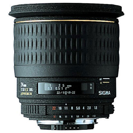 Sigma 24mm f1.8 EX DG ASP DF Macro Lens f/Nikon - BUNDLE