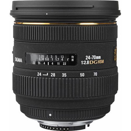 Sigma 24-70mm f/2.8 EX Aspherical IF EX DG HSM AutoFocus Zoom Lens for Nikon AF & Digital SLR's - USA Warranty - Bundle - with Sigma 82mm EX DG, Digitally Optimized, UV Wide Angle Multi-Coated Glass Filter,Professional Lens Cleaning Kit