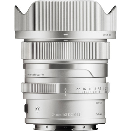 Sigma 24mm f/2 DG Contemporary Lens for L Mount, Silver