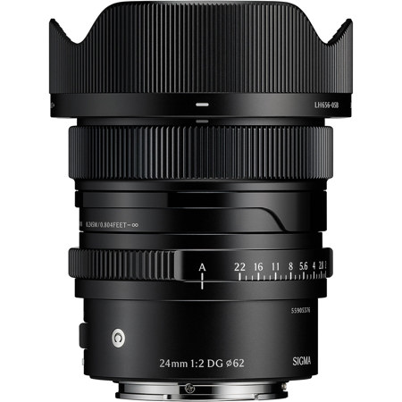 Sigma 24mm f/2 DG Contemporary Lens for Sony E, Black