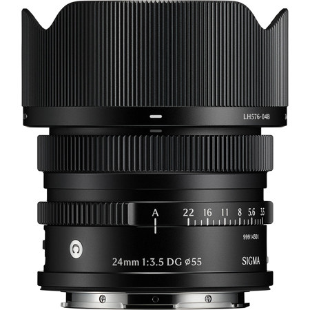 Sigma 24mm f/3.5 DG Contemporary Lens for L Mount, Black