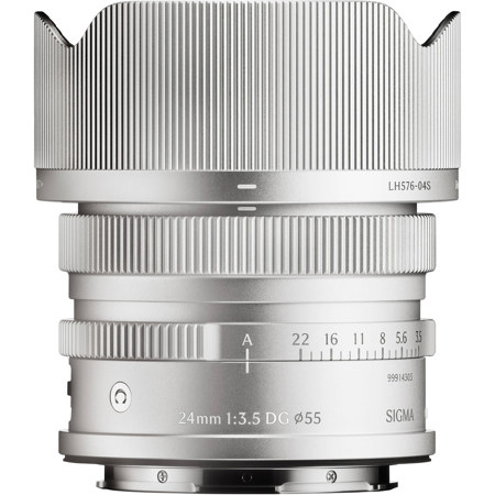 Sigma 24mm f/3.5 DG Contemporary Lens for L Mount, Silver