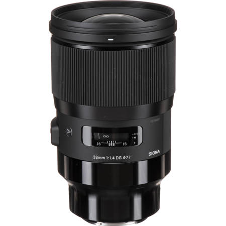 Sigma 28mm f/1.4 DG HSM Art Lens for Sony E, Black 441965 - Adorama
