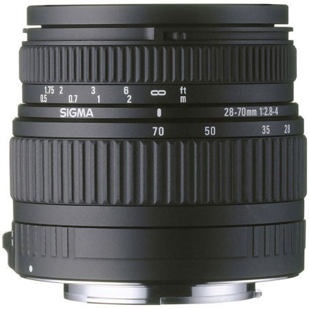 Sigma 28-70mm f/2.8-4 DG Aspherical High Speed AutoFocus Wide Angle Zoom Lens for Nikon AF-D Cameras