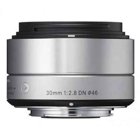 Sigma 30mm f/2.8 DN Lens for Sony E-mount Nex Series Cameras, Silver - Bundle -
