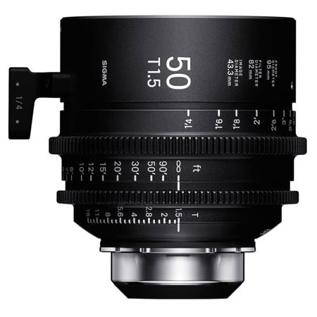 Sigma 50mm T1.5 FF High-Speed Art Prime Lens with /i Technology for PL Mount, Feet