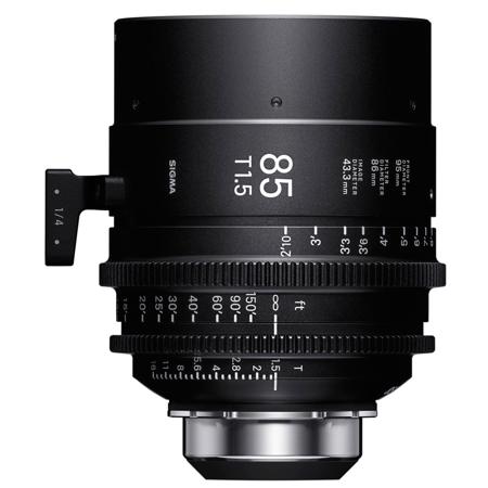 Sigma 85mm T1.5 FF High-Speed Art Prime Lens w/i Technology for PL Mount, Meter