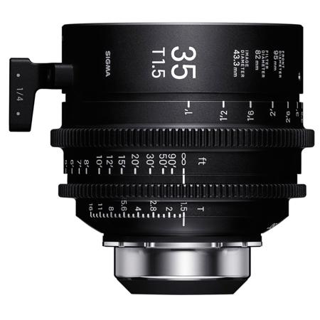 Sigma 35mm T1.5 FF High-Speed Art Prime Lens with /i Technology for PL Mount, Meter