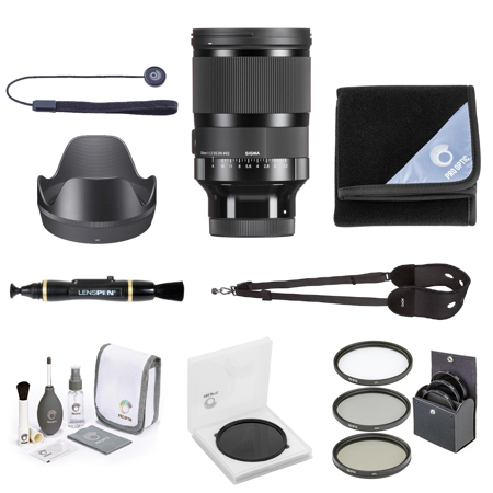 Sigma 35mm f/1.2 DG DN ART Lens for L Mount with Essentials Accessories Kit