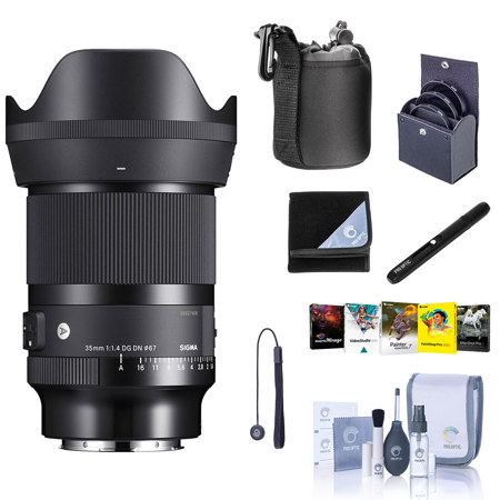 Sigma AF 35mm f/1.4 DG DN ART Lens for Sony E with PC Software & Accessories Kit