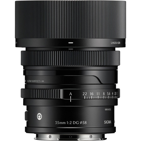Sigma 35mm f/2 DG Contemporary Lens for L Mount, Black