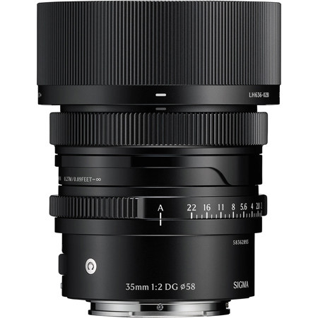 Sigma 35mm f/2 DG Contemporary Lens for Sony E, Black