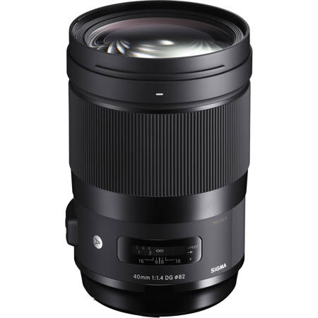 Sigma 40mm f/1.4 DG HSM Art Lens for L Mount, Black