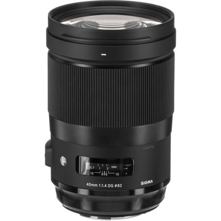 Sigma 40mm f/1.4 DG HSM ART Lens for Leica L-mount Cameras, Black