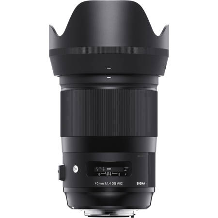 Sigma 40mm f/1.4 DG HSM Art Lens for Sony E, Black