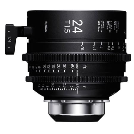 Sigma 24mm T1.5 FF High-Speed Art Prime Lens with /i Technology for PL Mount, Feet