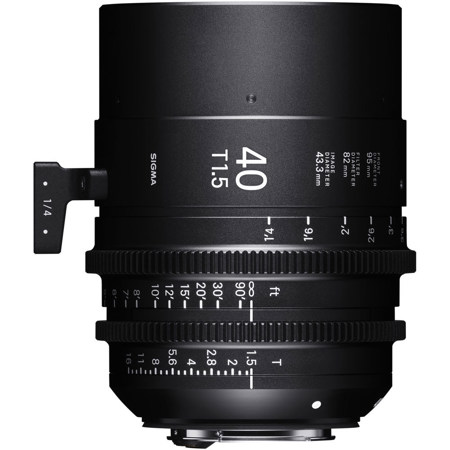 Sigma 40mm T1.5 FF Fully Luminous High-Speed Prime Lens for Sony E, Meter