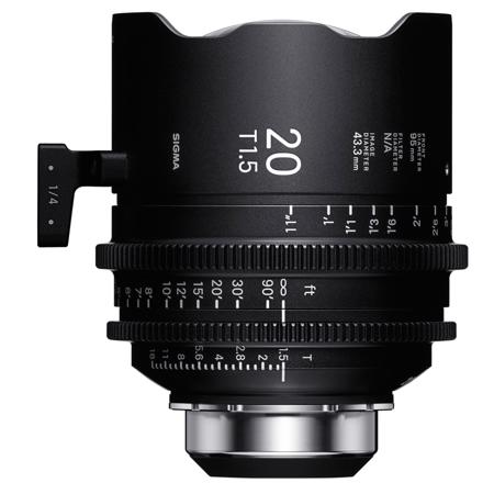 Sigma 20mm T1.5 FF High-Speed Art Prime Lens with /i Technology for PL Mount, Meter
