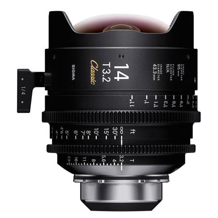 Sigma 14mm T3.2 Classic Prime Line Lens with /i Technology for PL Mount, Feet
