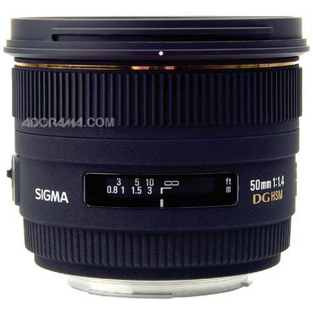 Sigma 50mm f/1.4 EX DG HSM Auto Focus Lens for Pentax AF Cameras