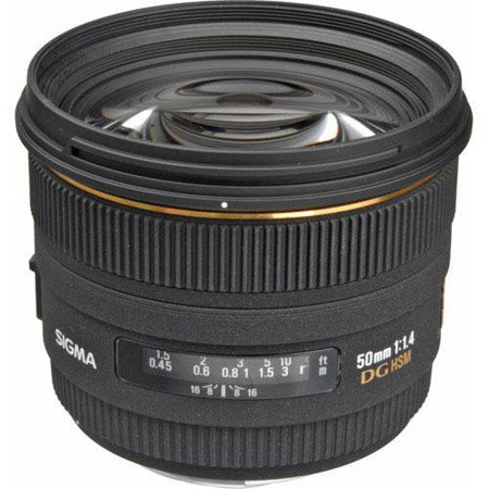 Sigma 50mm f/1.4 EX DG HSM Auto Focus Lens for Sigma Cameras - USA Bundle