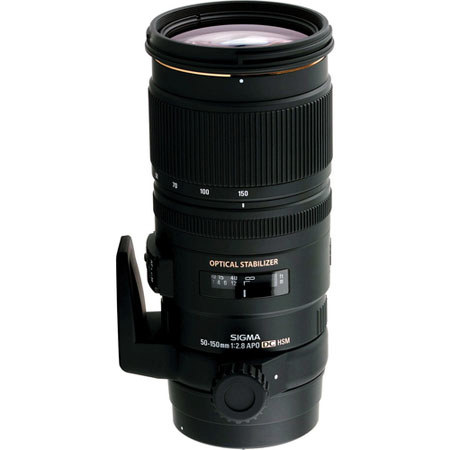 Sigma 50-150mm f/2.8 APO EX DC OS HSM Lens for Canon EOS Digital Cameras.