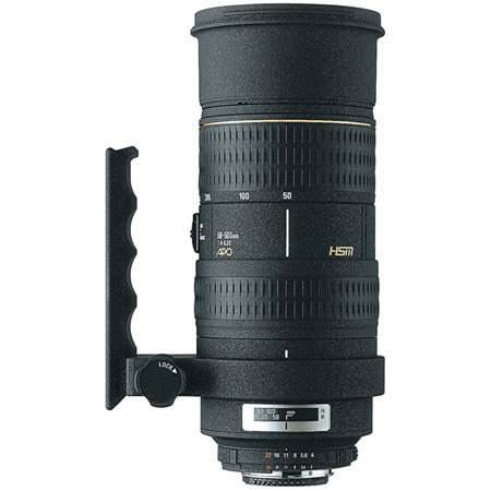 Sigma 50-500mm f/4-6.3 EX APO RF HSM Telephoto Zoom Lens for Nikon AF-D Cameras
