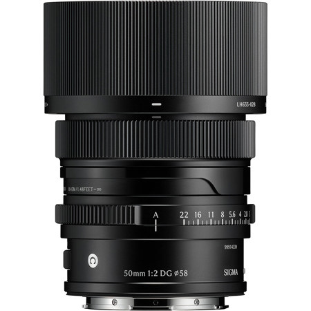 Sigma 50mm f/2 DG Contemporary Lens for L Mount, Black