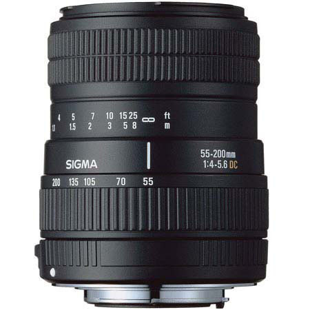 Sigma 55-200mm f/4-5.6 DC HSM Lens Kit, for Nikon AF D Digital Cameras, with Tiffen 55mm UV Filter, Lens Cap Leash, Professional Lens Cleaning Kit