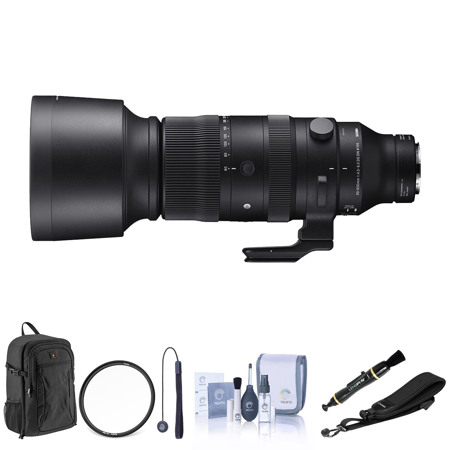 Sigma 60-600mm f/4.5-6.3 DG DN OS Sports Lens for L Mount with Essential Kit