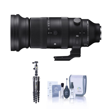 Sigma 60-600mm f/4.5-6.3 DG DN OS Sports Lens for Sony E with Tripod Kit