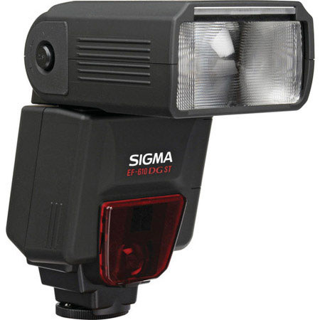Sigma EF-610 DG ST Shoe Mount Flash for Nikon iTTL Digital SLRs, Guide Number 200' at 105mm Setting